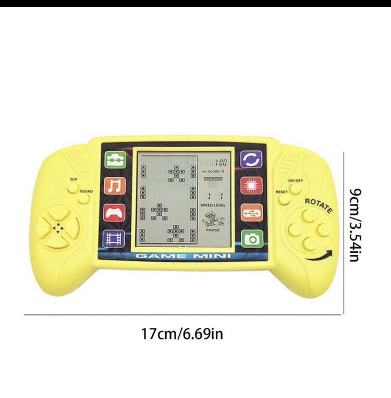 23 In 1 Handheld Game Console With Large Screen Requires 2AA Batteries Retro Toy