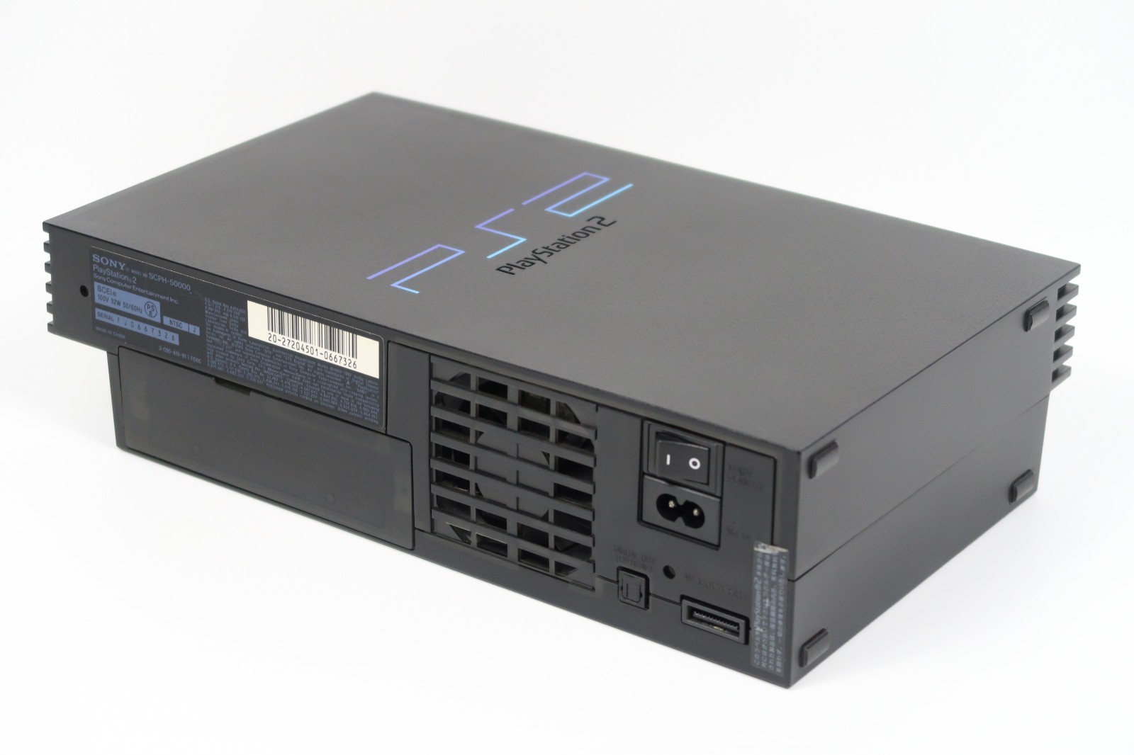 SONY PlayStation2 PS2 SCPH-50000 NB Midnight Black Console Tested F/S Fedex