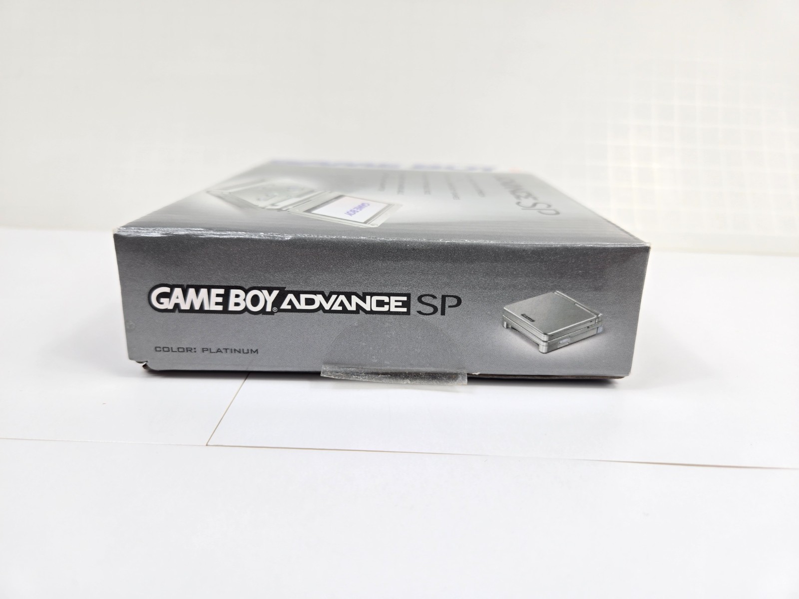 Nintendo Game Boy Advance SP Silver Handheld Console Complete W/ Box