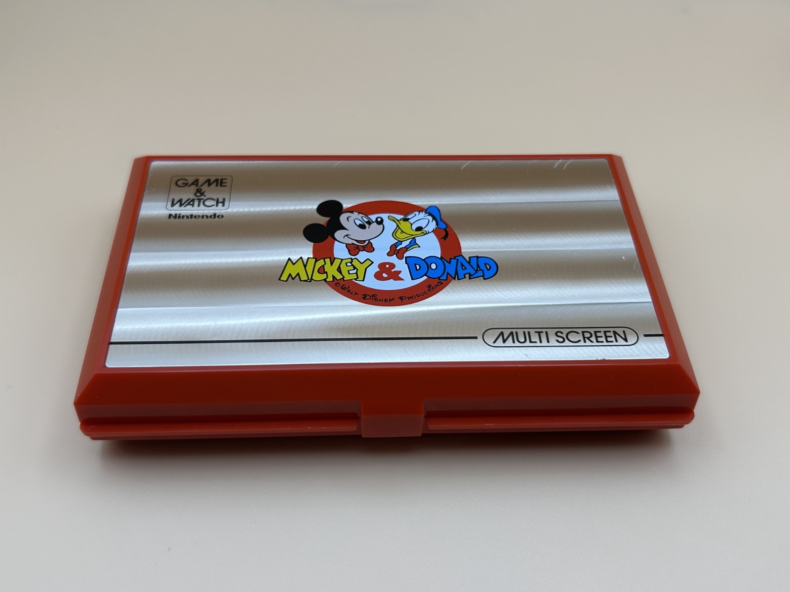 Nintendo Game & Watch MICKEY & DONALD DM-53 Multi Screen 1982 In Box 1982