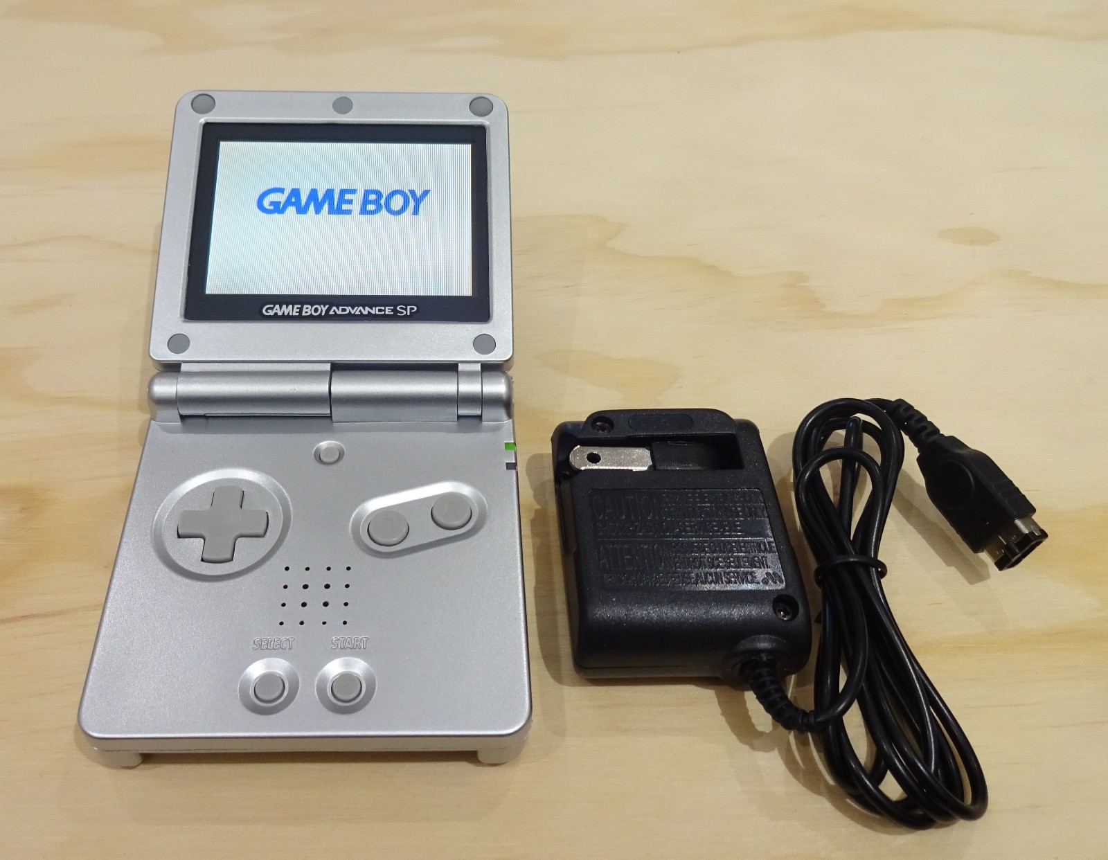 Nintendo Game Boy Advance GBA SP Platinum Silver System AGS101 Brighter NEW