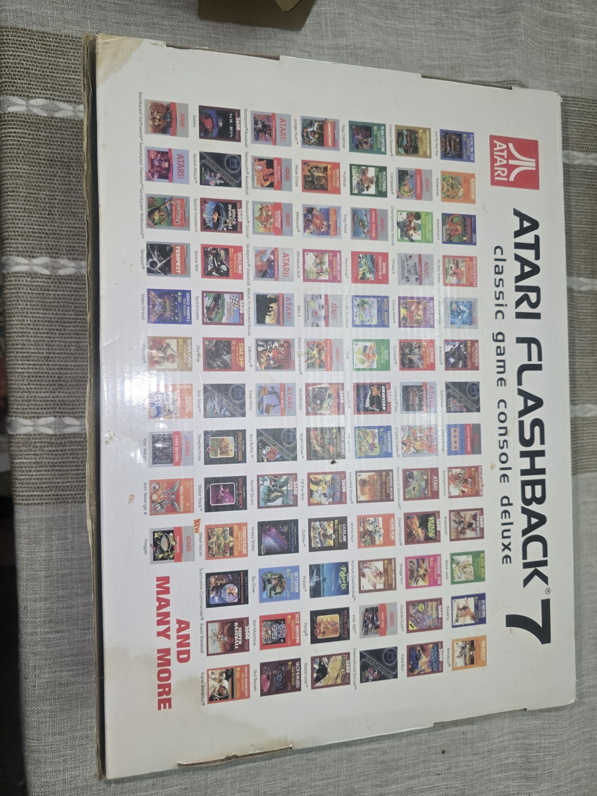 Atari Flashback 7 Deluxe Home Console 101 Built-In Games Wireless, Black