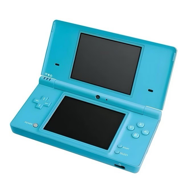 Nintendo DSi TWL-001 Blue Dual Screen Handheld System w/ Mic 256MB