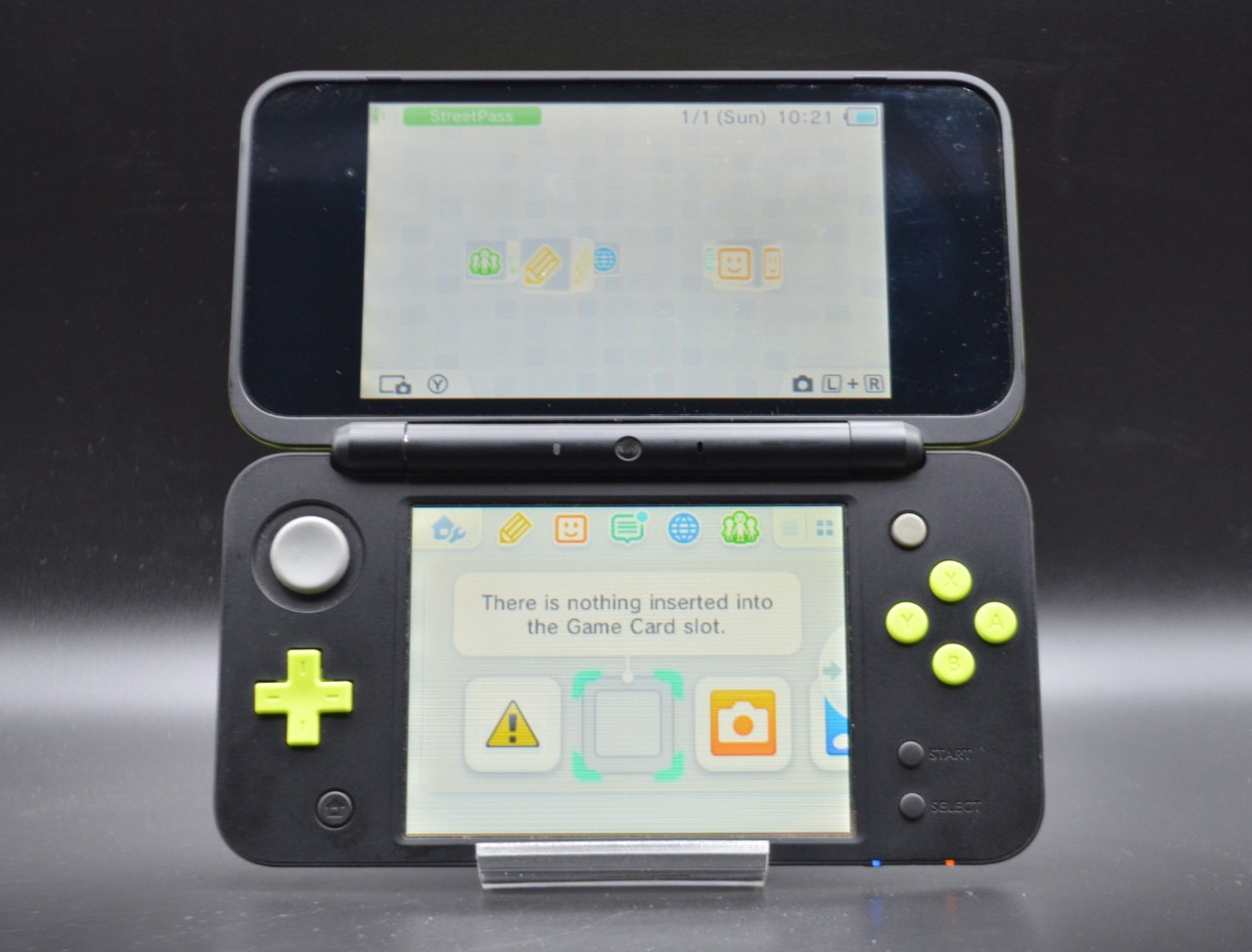 [REGION FREE] NEW Nintendo 2DS LL XL lime black Console Tested 013