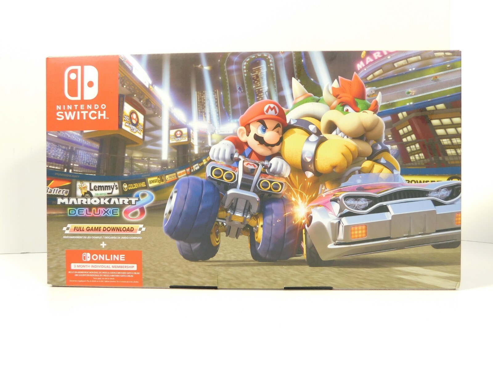 NEW Nintendo Switch Mario Kart 8 Deluxe Edition Blue Red Joy-Con Controllers
