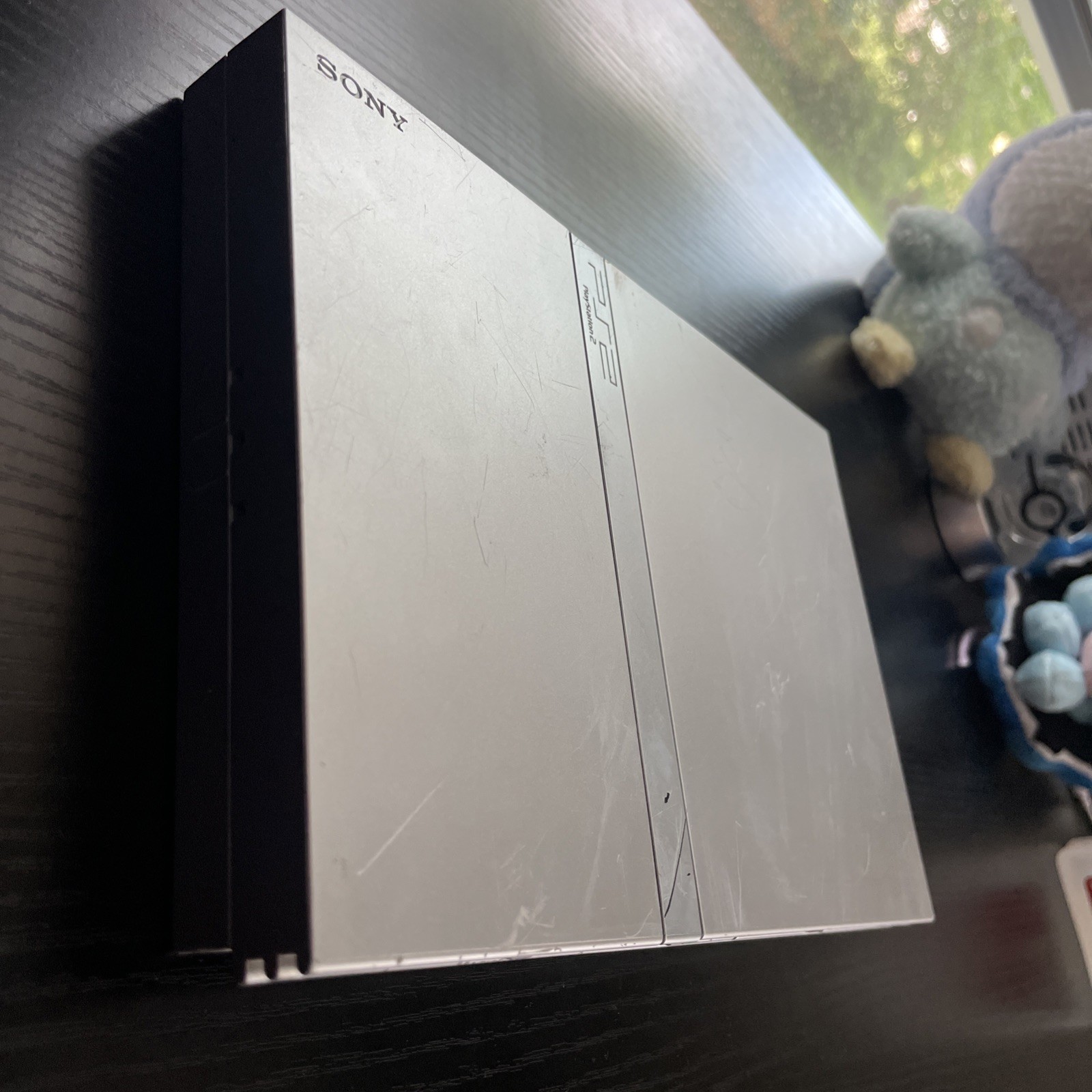 Sony PS2 Console – Silver – SCPH-77001 – Includes HDMI Adapter – Tested Working