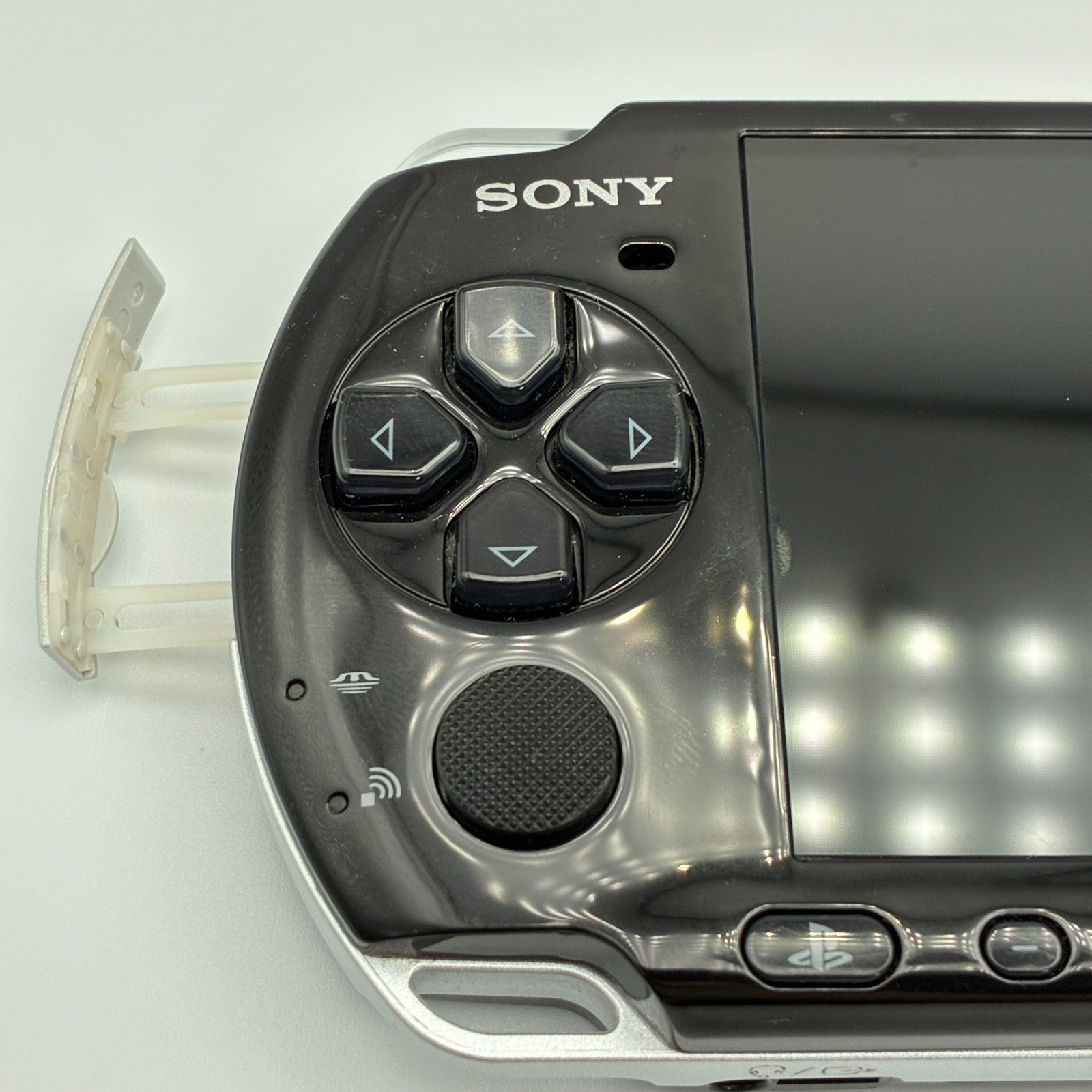 PSP-3000 Black w/ Glass Lens IPS Screen Upgrade New Battery USB-C connector 4GB