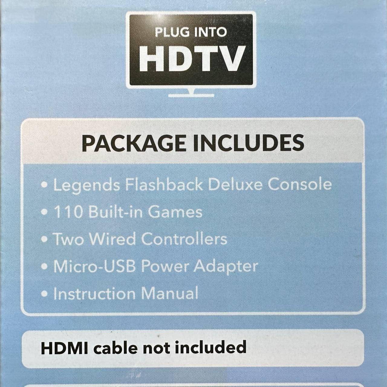 AtGames Legends Flashback Deluxe Special Edition Console with 110 Games – New