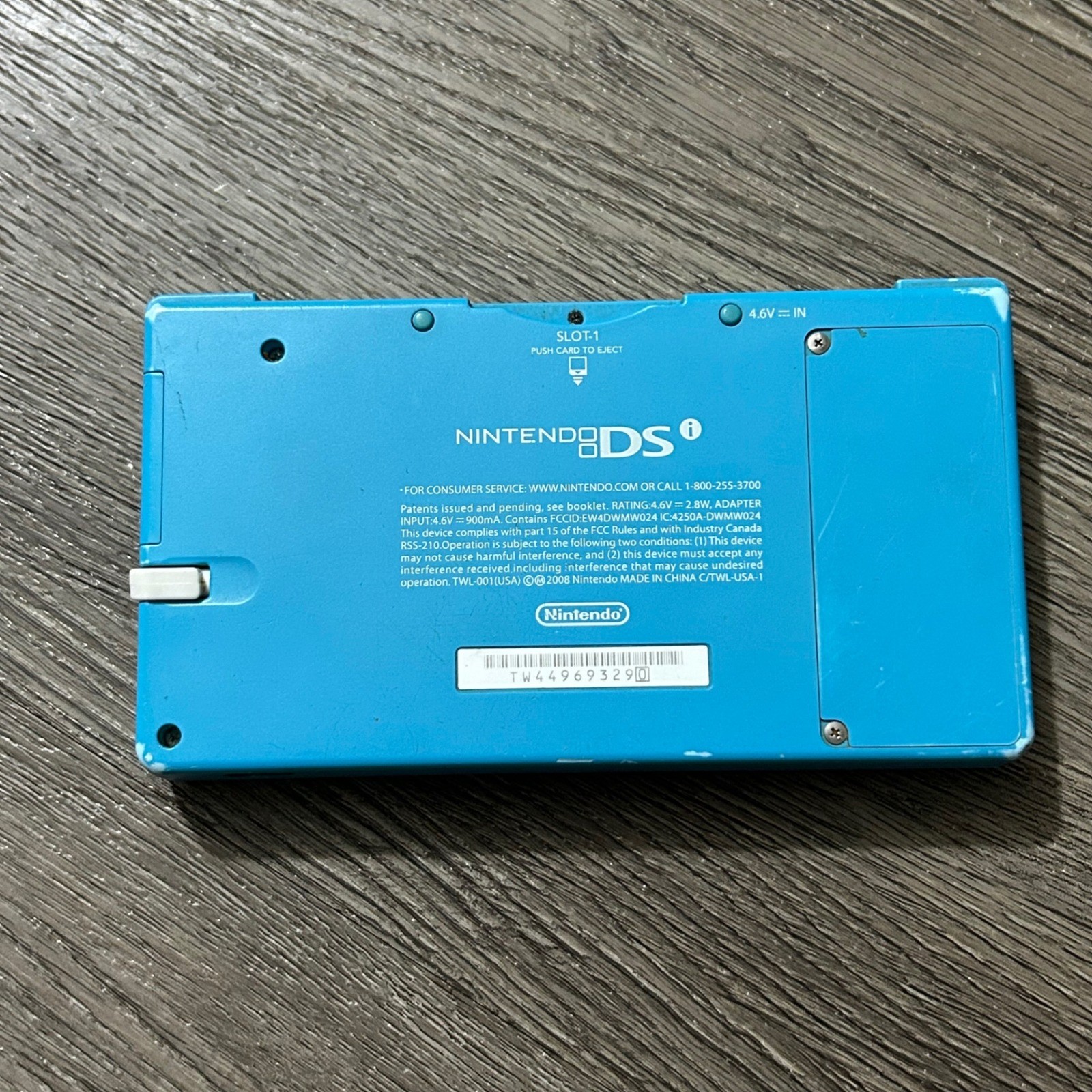 Nintendo DSi Handheld Console Blue Electric Blue With Charger TWL-001