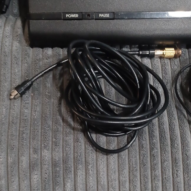 Working Atari 7800 Pro System Console w/ Controllers Power & Connector Cable.