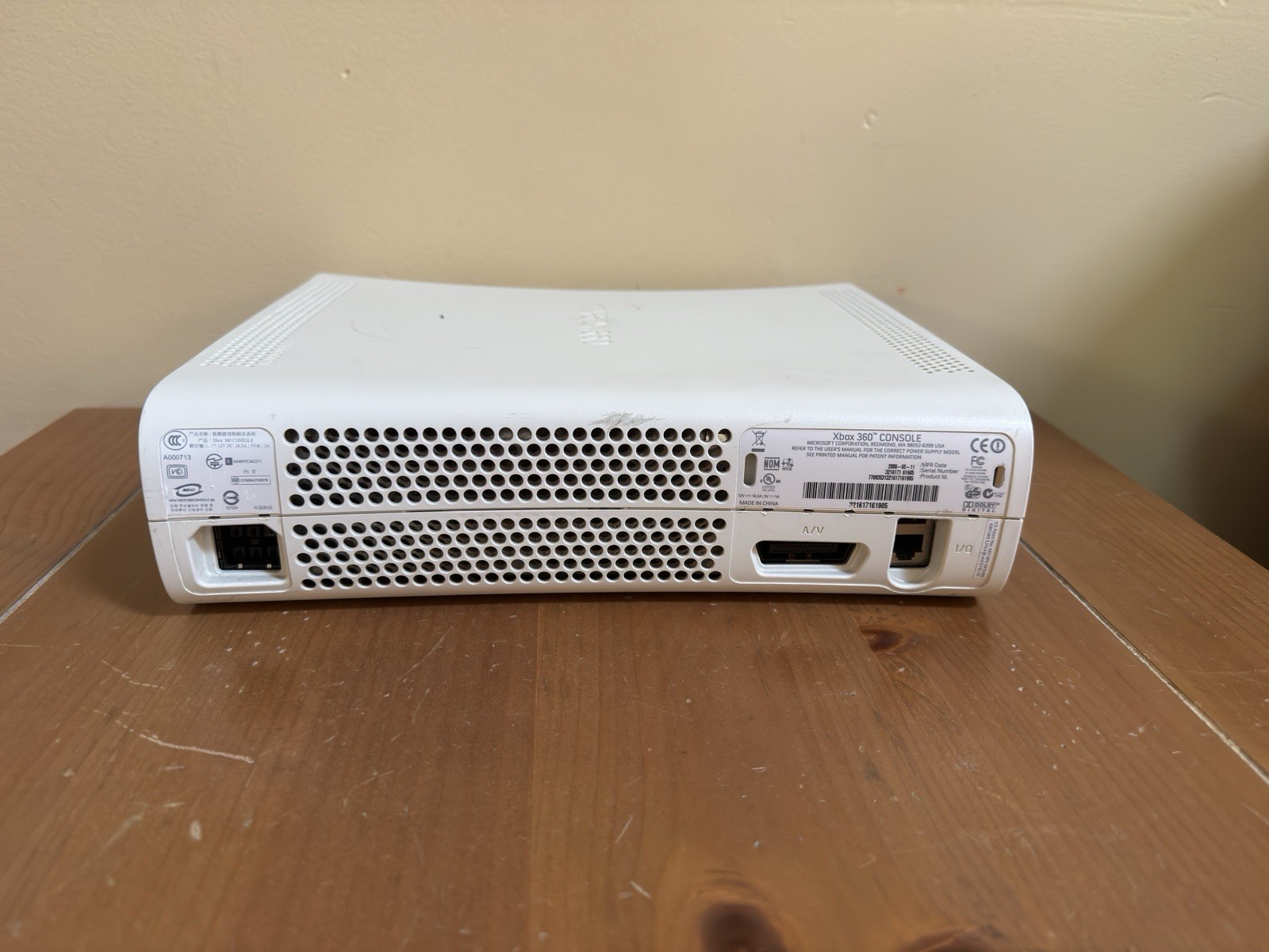 Xbox 360 Xenon Console Only Tested And WORKS