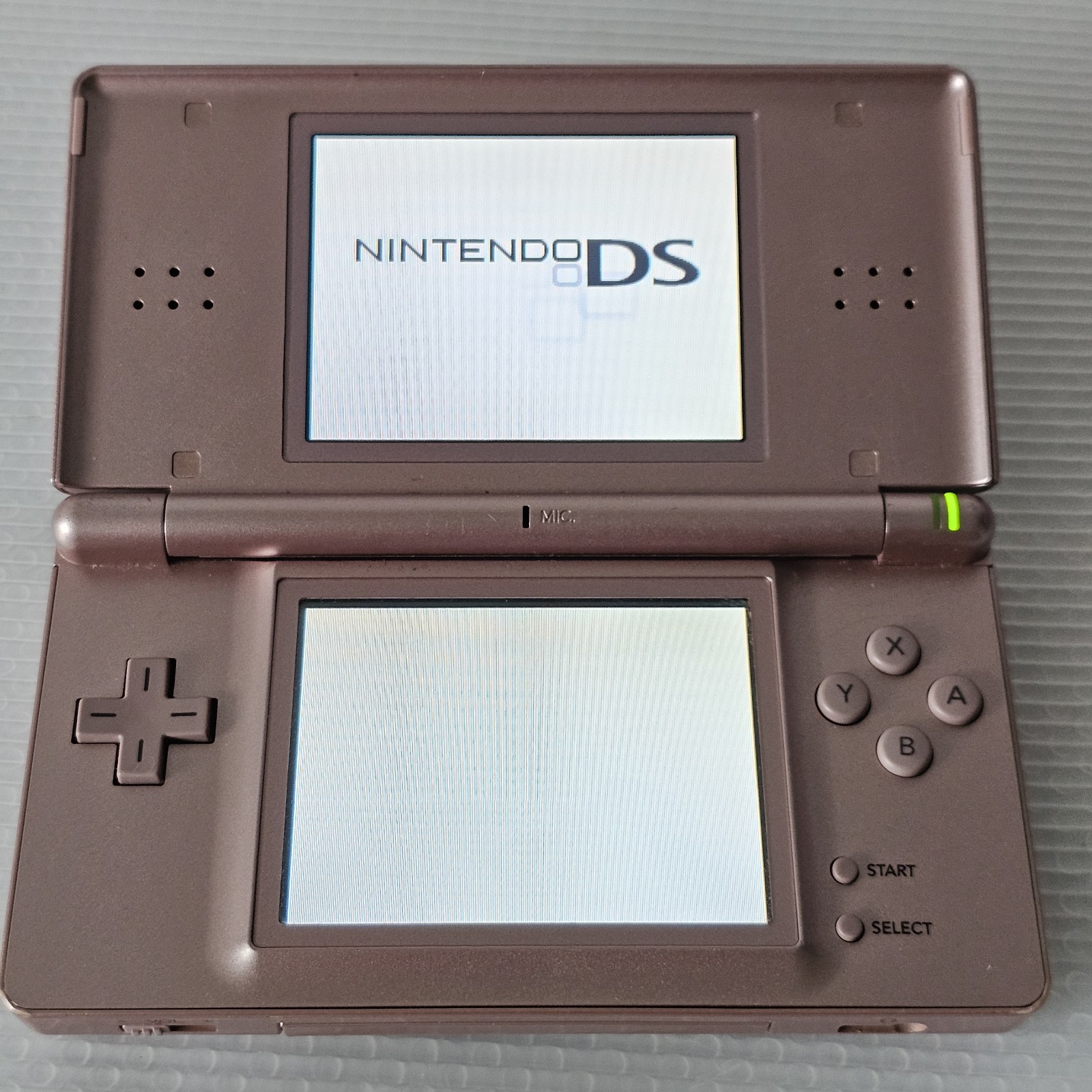 Nintendo DS Lite Metallic Rose Pink Handheld Console Model USG-001 – 2006
