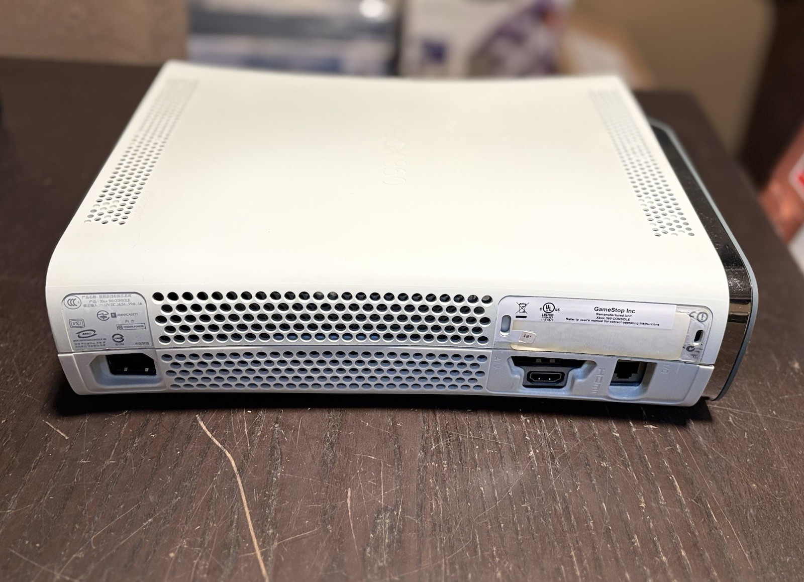 Microsoft Xbox 360 Pro White 20GB Outstanding Clean Condition With 6 Great Games