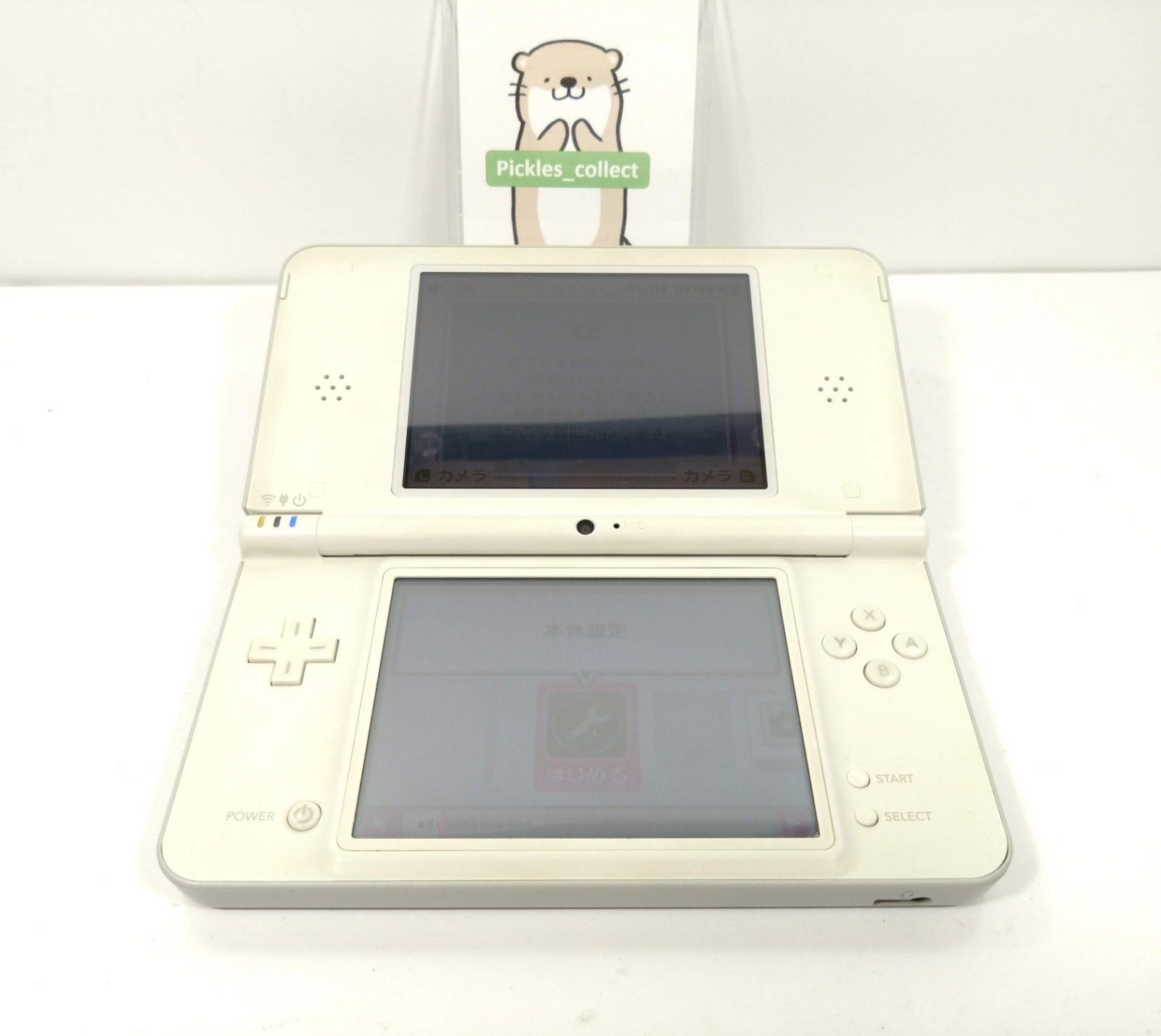DSi LL XL White UTL-001 w/Stylus 2GB Language Japanese Tested Nintendo 0526D