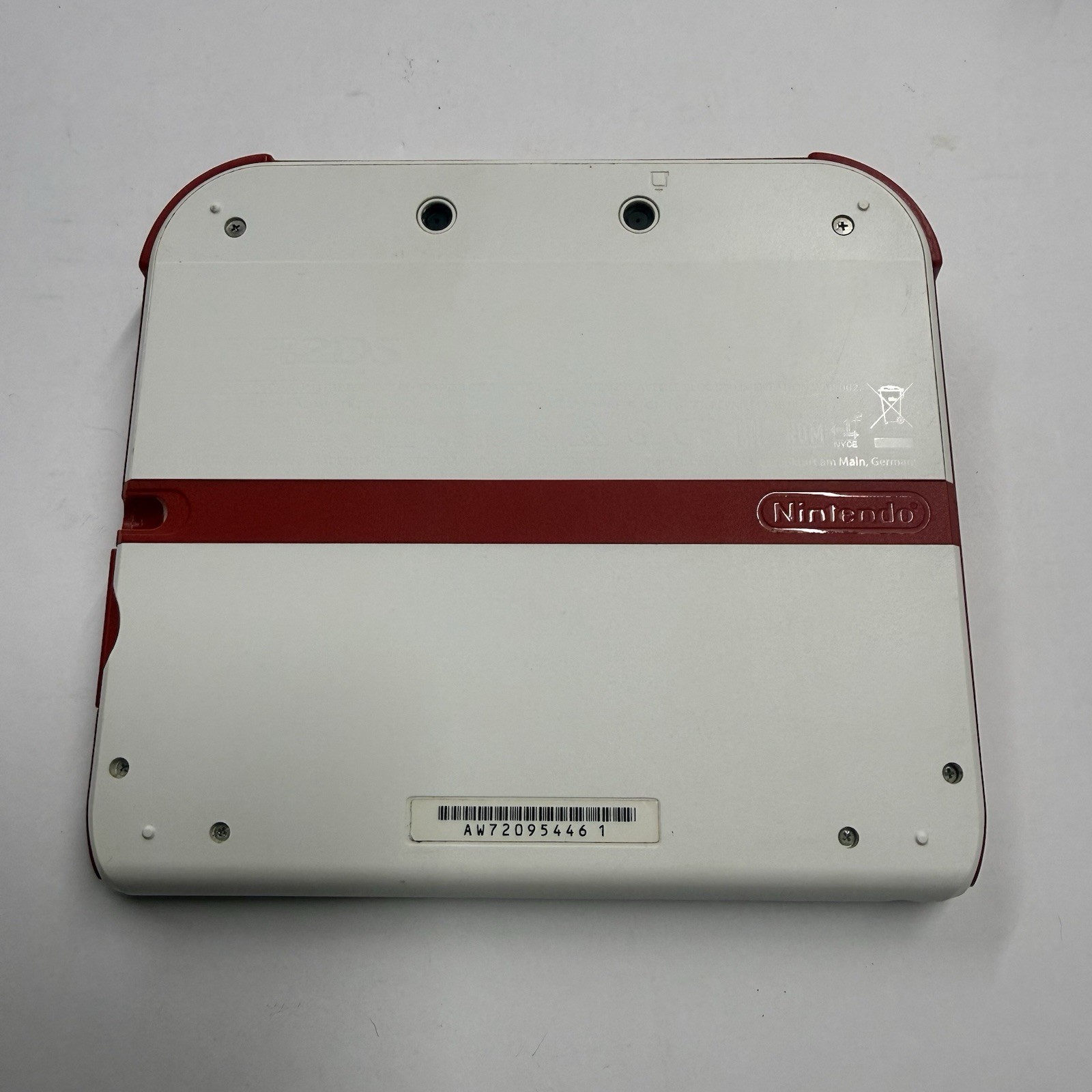 3ds – Nintendo 2DS Launch Edition 4GB White & Red Handheld System Tested #2942