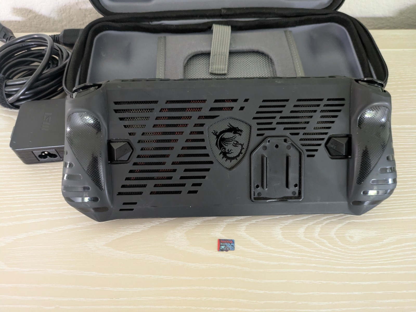 MSI Claw 7 Handheld PC w/ Case, Charger & 256GB microSD.