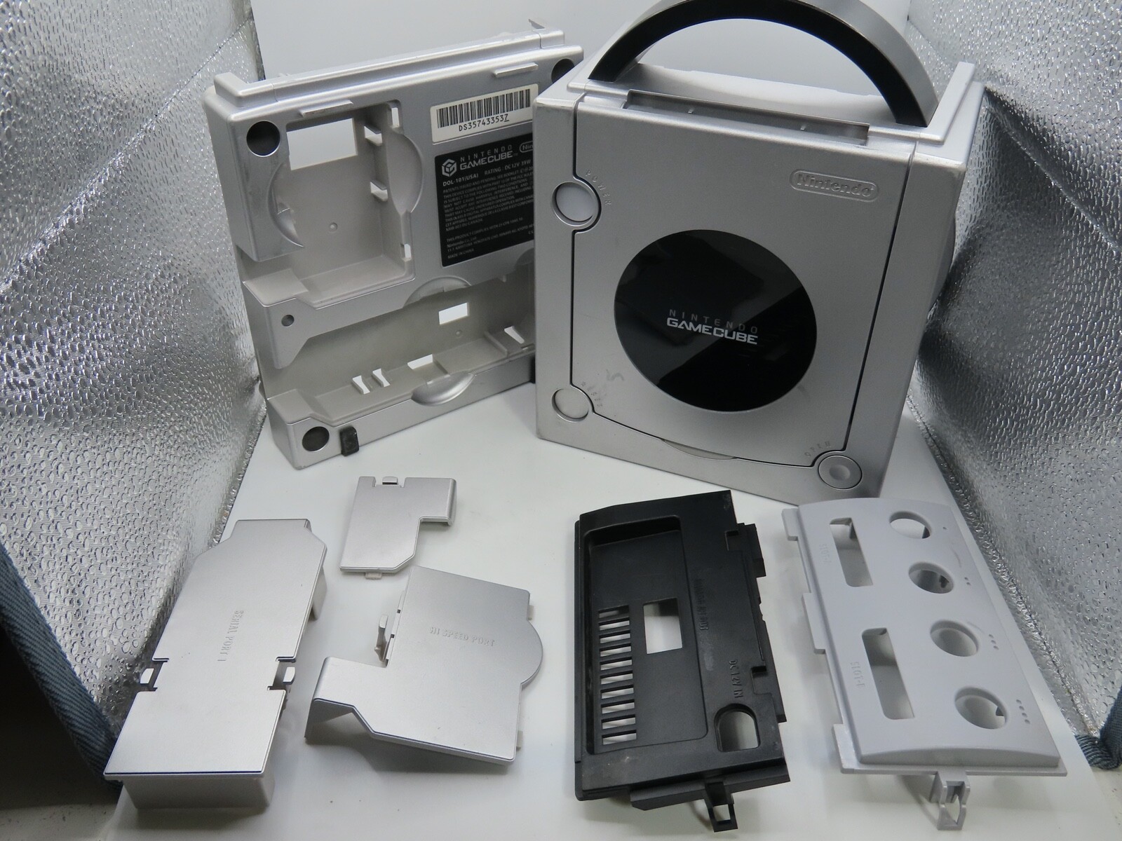 Nintendo GameCube Platinum Silver Shell Housing DOL101