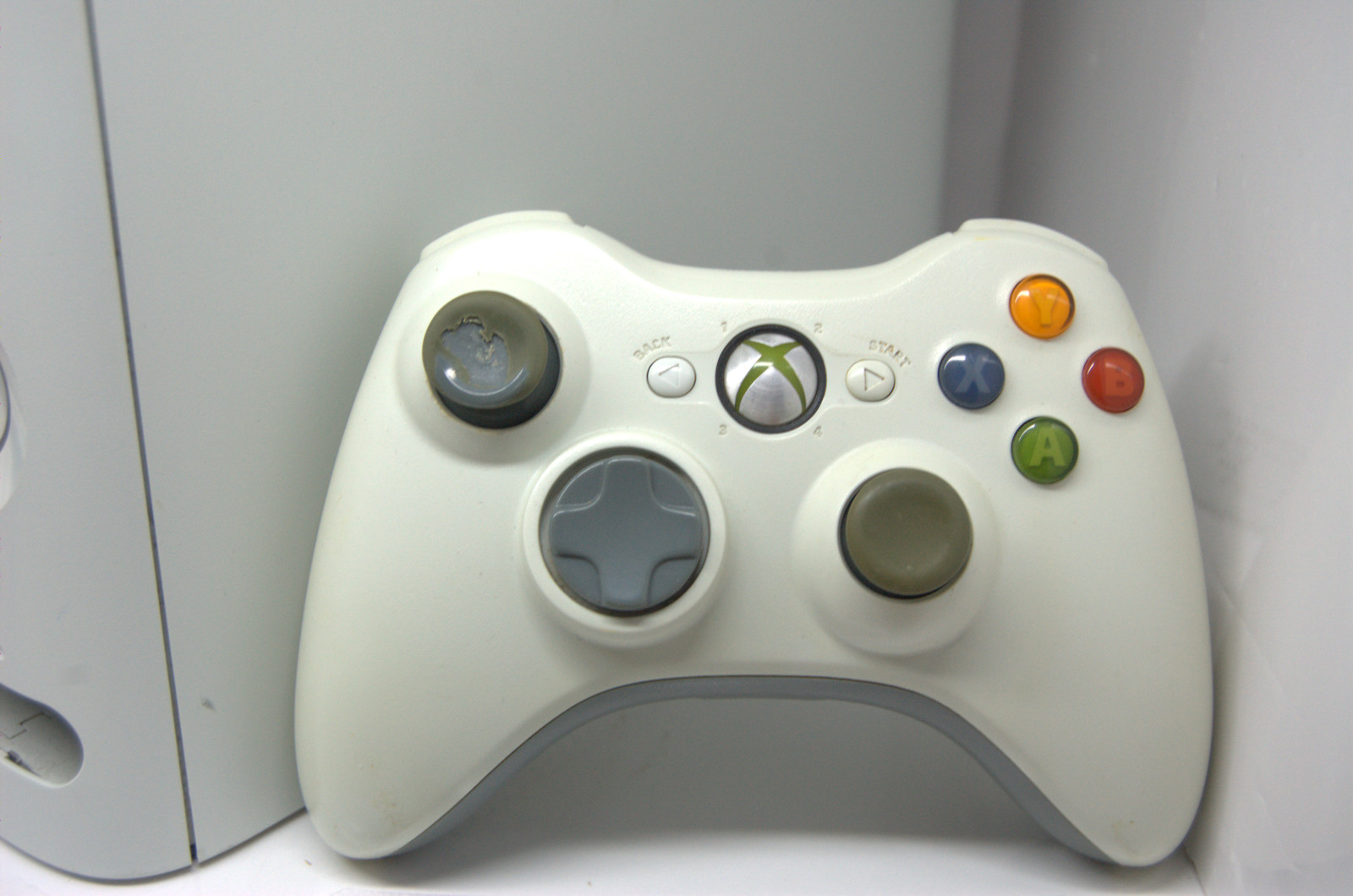 Microsoft Xbox 360 60GB White Console Fat Falcon Bundle Controller Halo 4 Tested