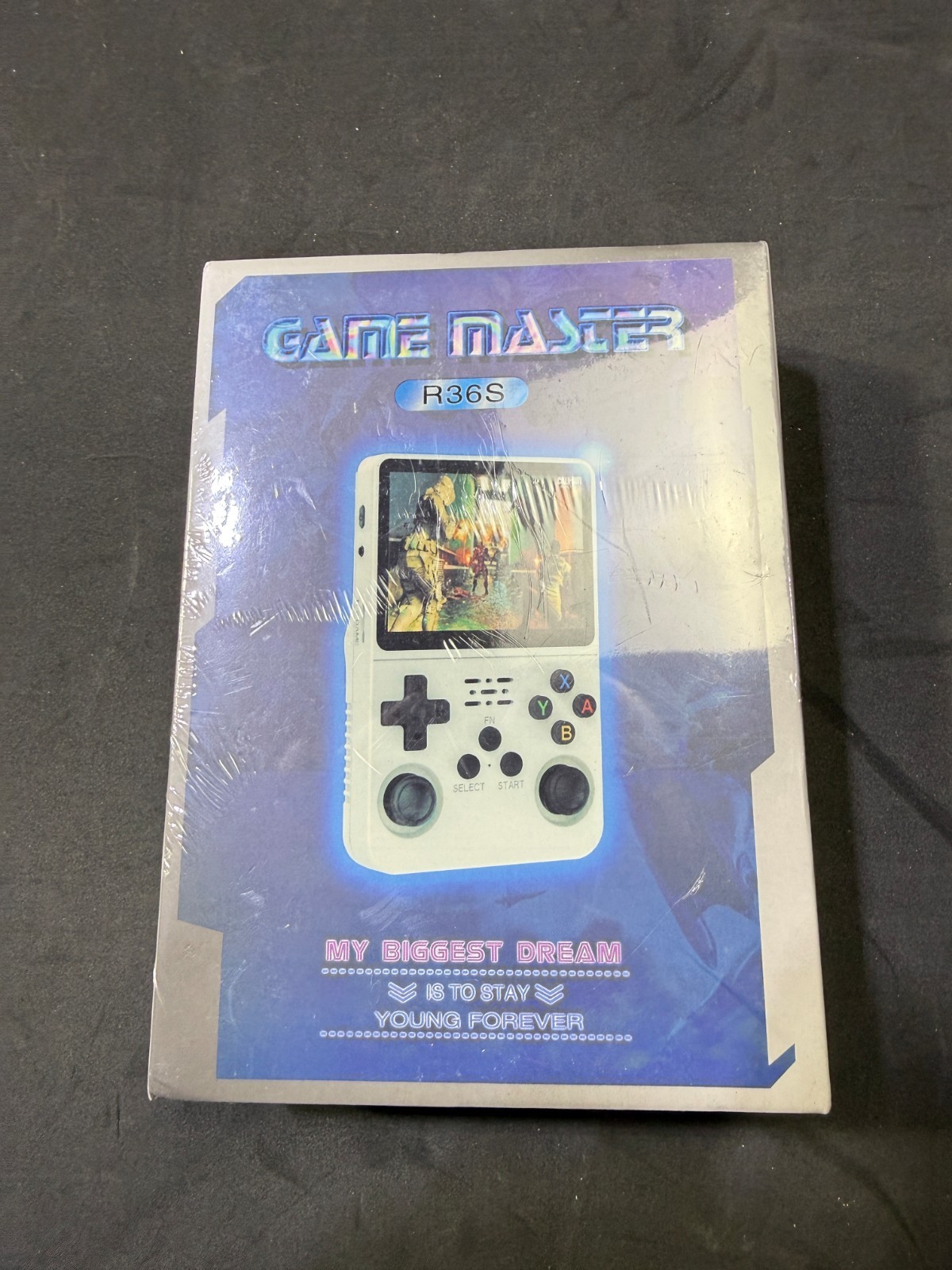 Game Master R36S Handheld Retro Gaming Console 64GB 3.5″ IPS Screen White New