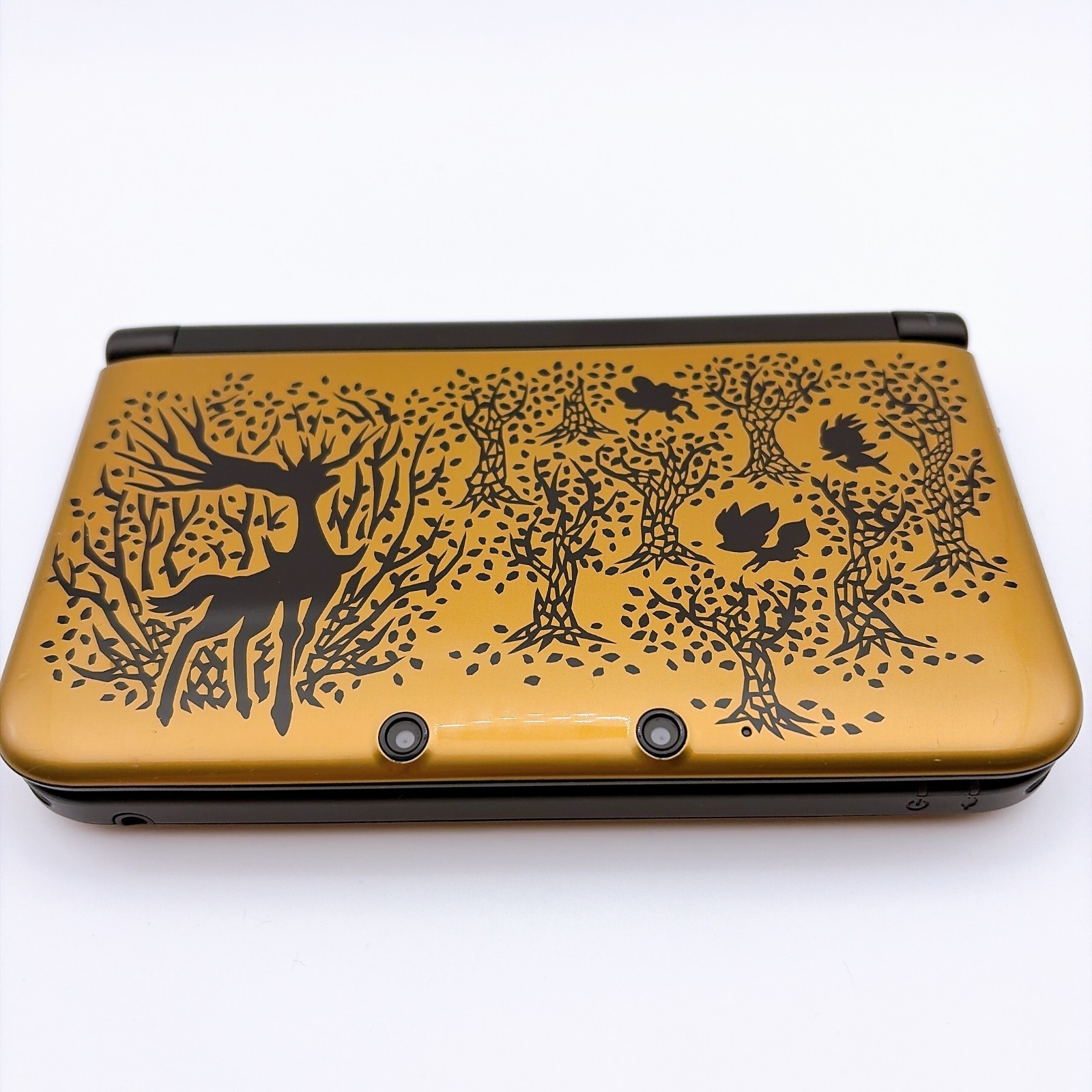 Nintendo 3DS XL Pokemon X Y Gold Limited Edition Console Excellent Japan