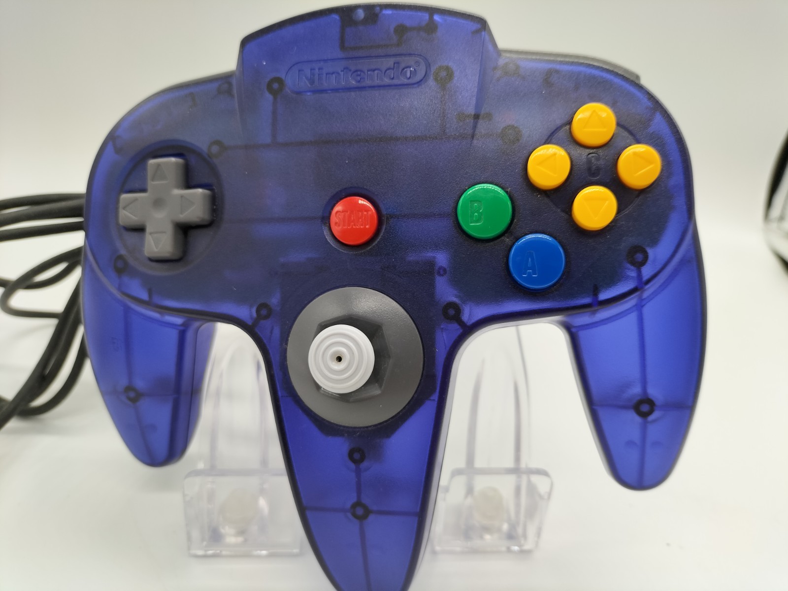 Nintendo 64 N64 Midnight Blue Console W/Expansion Pack & Controller NTSC-U/C