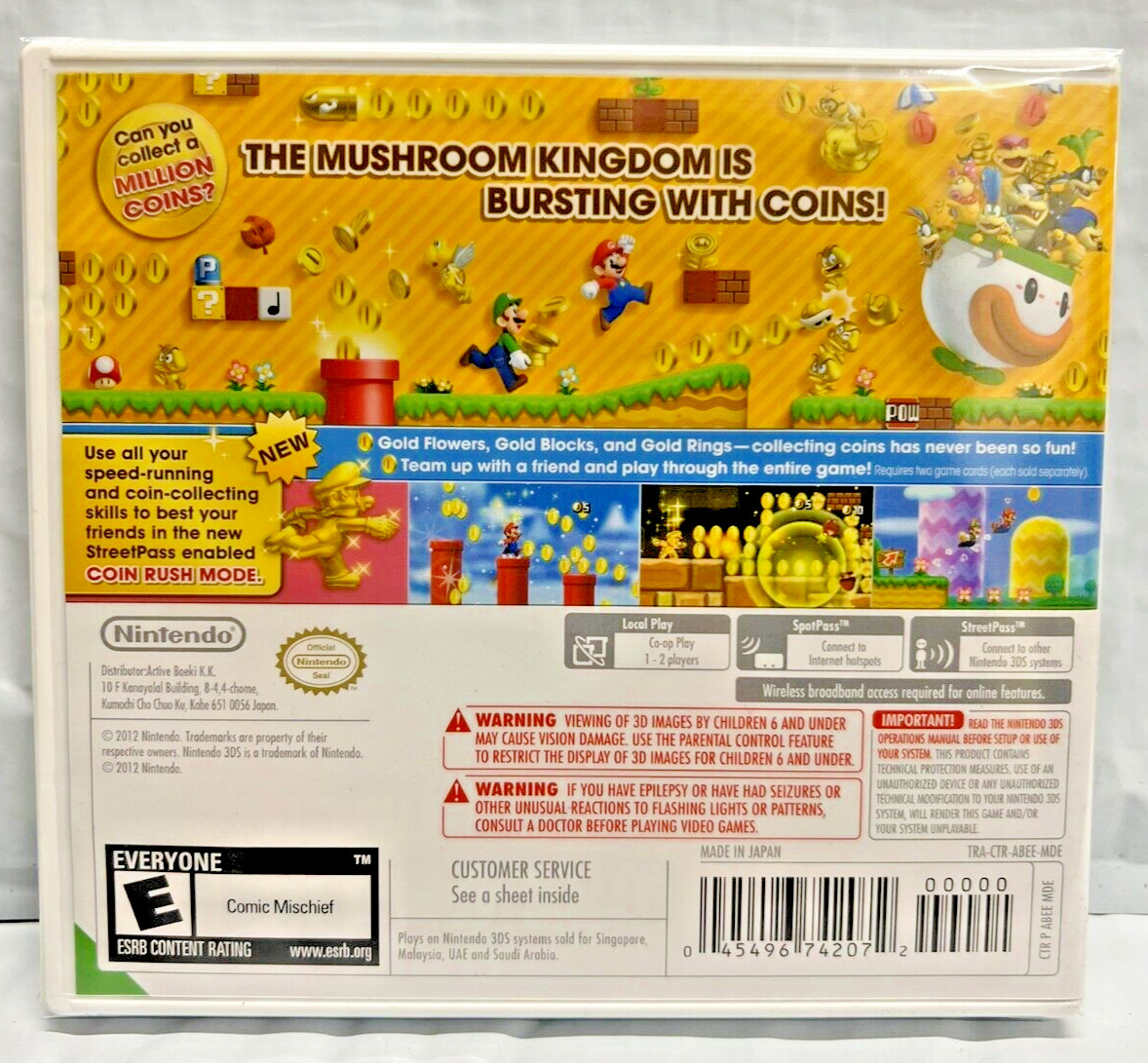 New Super Mario Bros. 2 3DS Brand New Game Special (Multiplayer, Platform 2012)