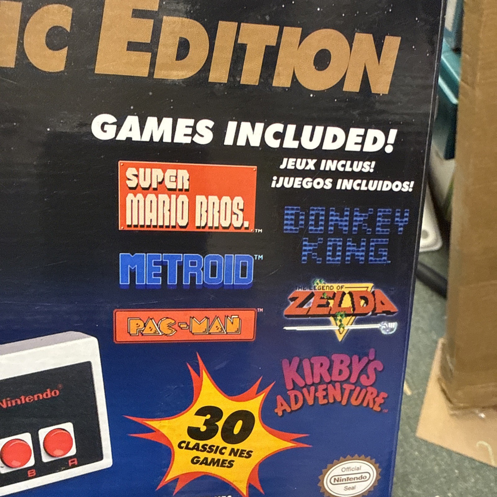 Nintendo Classic Mini SNES 512MB Game Console – Gray