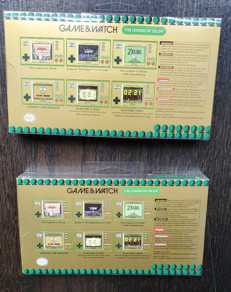 (1) NEW SEALED Nintendo Game & Watch The Legend of Zelda IN HAND! FREE SHIPPING!