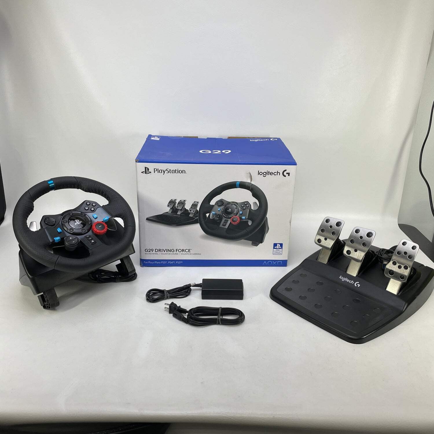 Logitech G29 Driving Force Black/Blue 941-000110 Racing Wheel For PS4/PS5/PC
