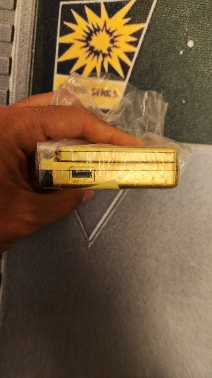 Nintendo Game Boy Advance SP Gold Triforce Edition Reshell Kit