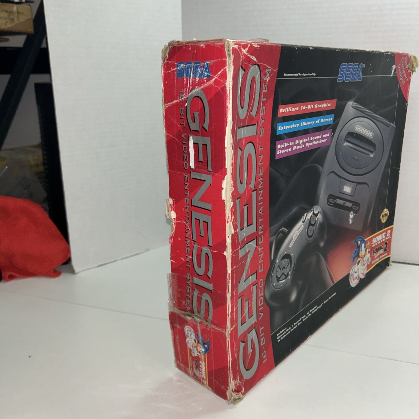 SEGA GENESIS MODEL 2 CONSOLE IN BOX – PLEASE READ