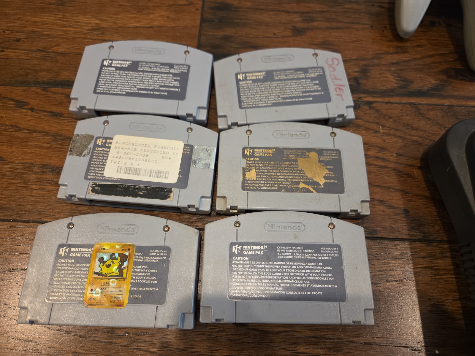 Nintendo 64 N64 Console + 6 Games & 2 Controllers Mario, Star Wars, 007 Goldeney