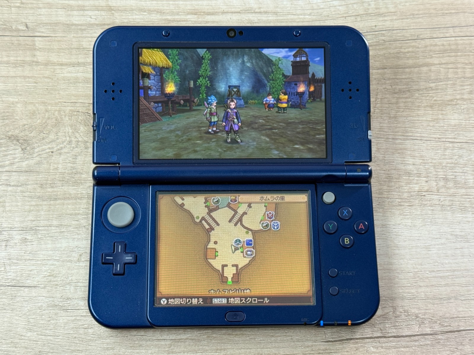 Nintendo New 3DS XL Metallic Blue Console Tested Japan ver D8106