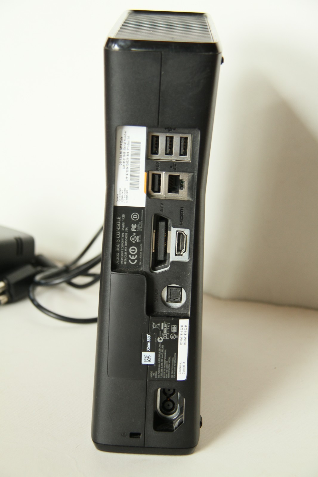 Microsoft Xbox 360 S Console 1439 + Power Supply – Bundle 15 Games Call Of Duty