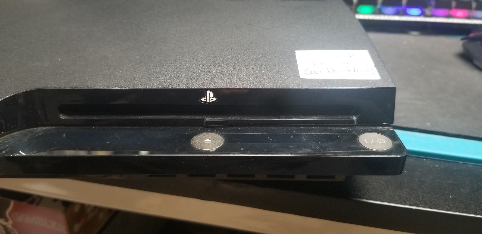 Sony PlayStation 3 Slim PS3 120GB Black CECH-2001A PARTS ONLY AS IS