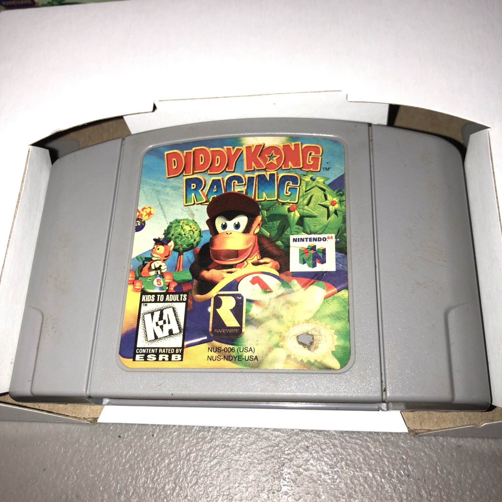Diddy Kong Racing (Nintendo 64, 1997) Box Manual Complete CIB N64