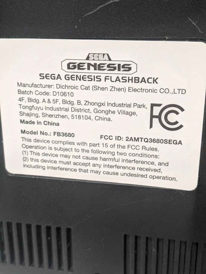 Sega Genesis Flashback HD Console Built-In Games, Cartridge & Controllers Bundle