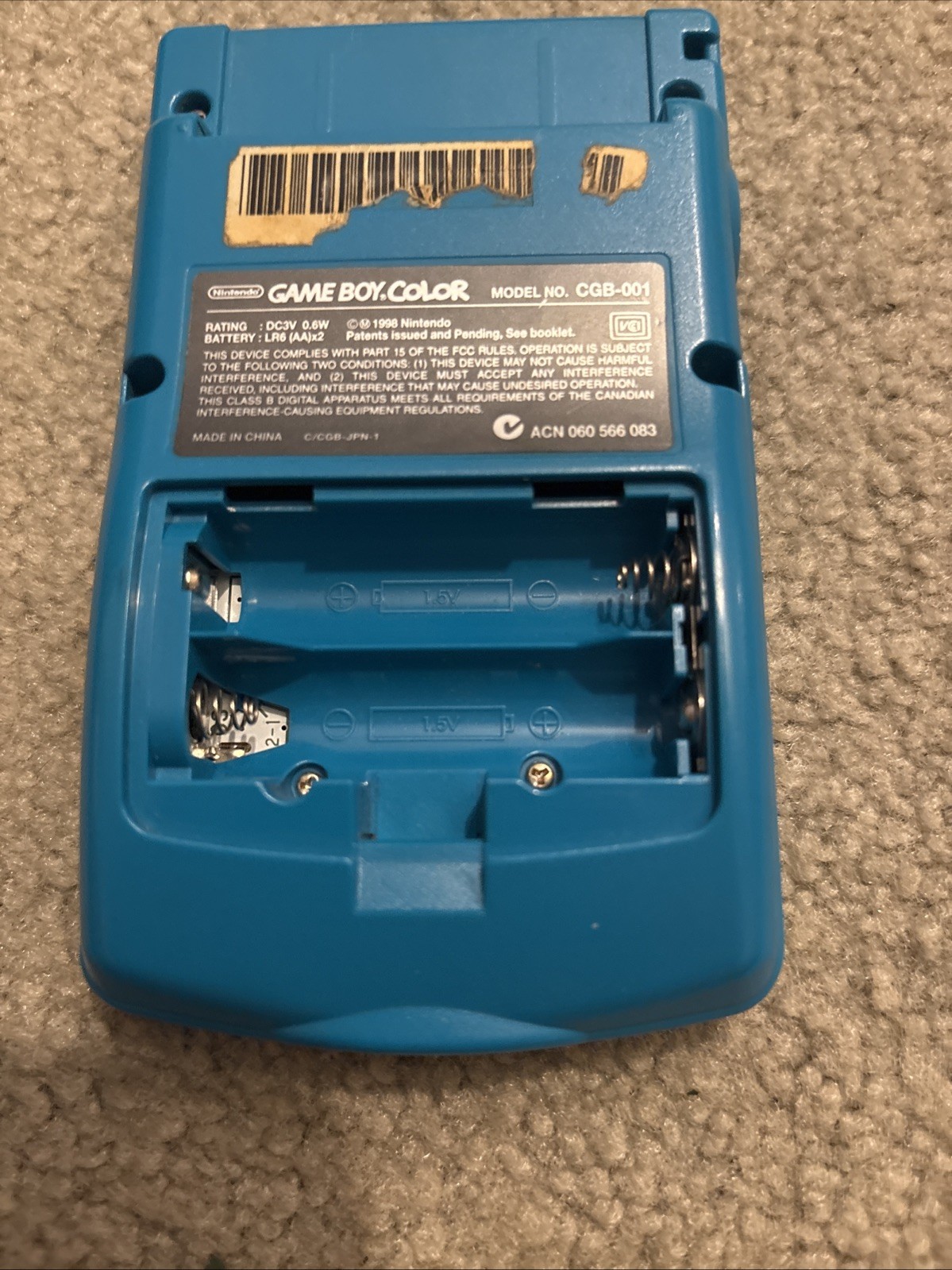 Nintendo Game Boy Color Handheld Game Console – Teal Tested