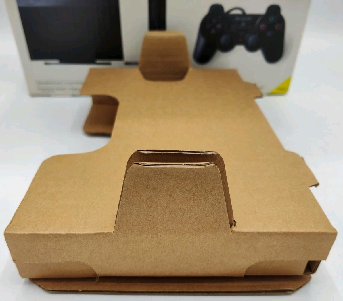 Sony Playstation 2 Console Slim SCPH-77001 Box ONLY + Cardboard + Case Protector