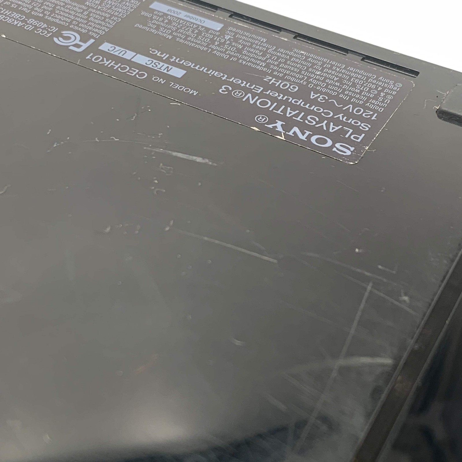 Sony PlayStation 3 Fat Console CECHK01 FOR PARTS/REPAIR