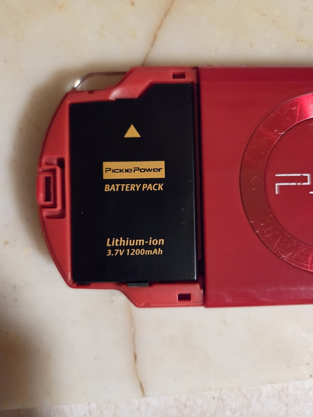 Sony PSP-2001 Red Handheld System w/ 1GB Memory Stick, 1200mAh Battery, Wi-Fi