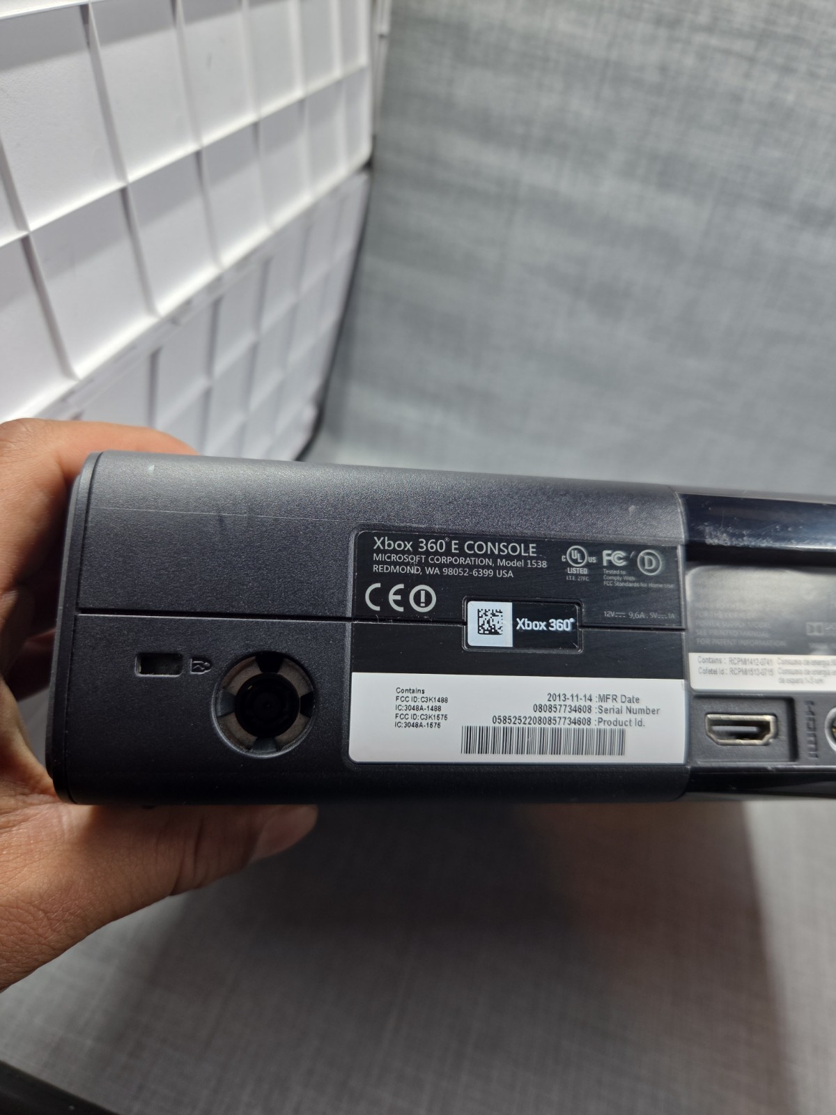 Microsoft Xbox 360 E Model 1538 4 GB Console Only Tested Working