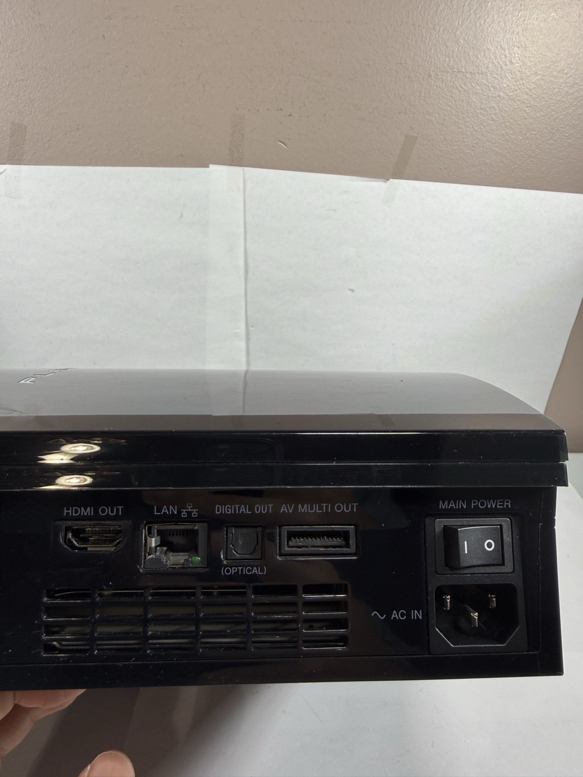 Sony PlayStation 3 PS3 CECHE01 MG 80GB Backwards Compatible Console FOR PARTS!