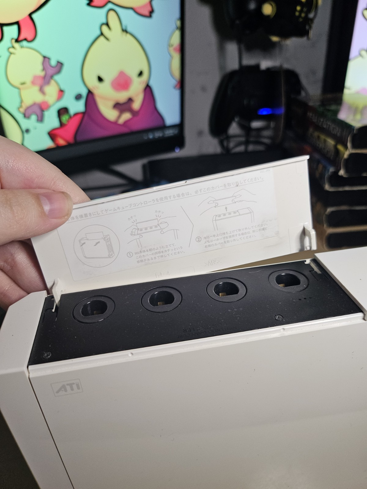 Nintendo Wii Import Gamecube Compatible With Cables