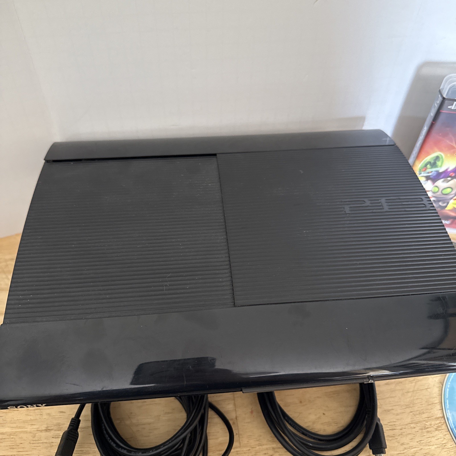 Sony Playstation 3 PS3 Super Slim 250GB CECH-4001B Console Bundle 6 Games