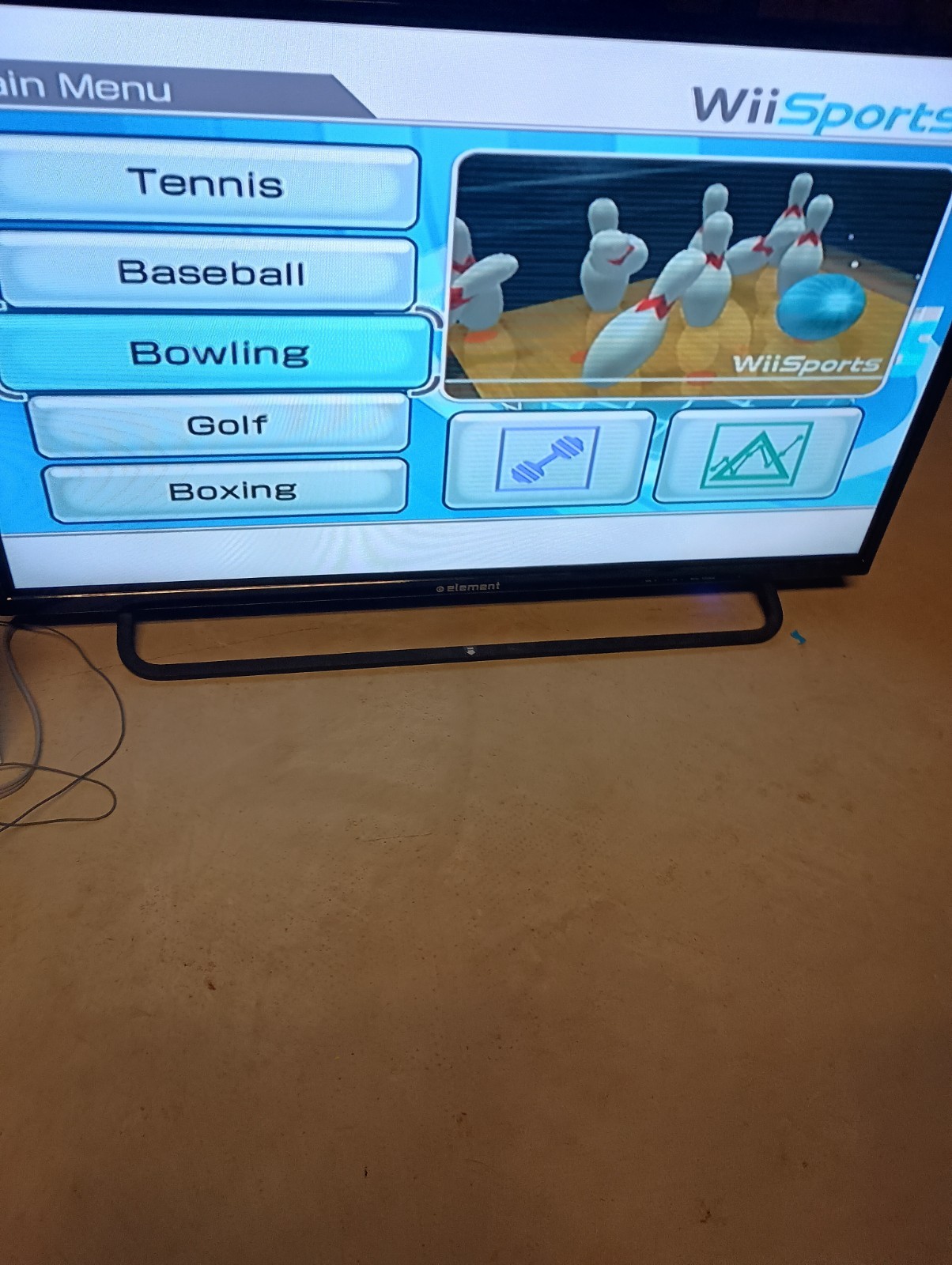 Nintendo Wii RVL-001 White Console In Box w/ Wii Sports Working