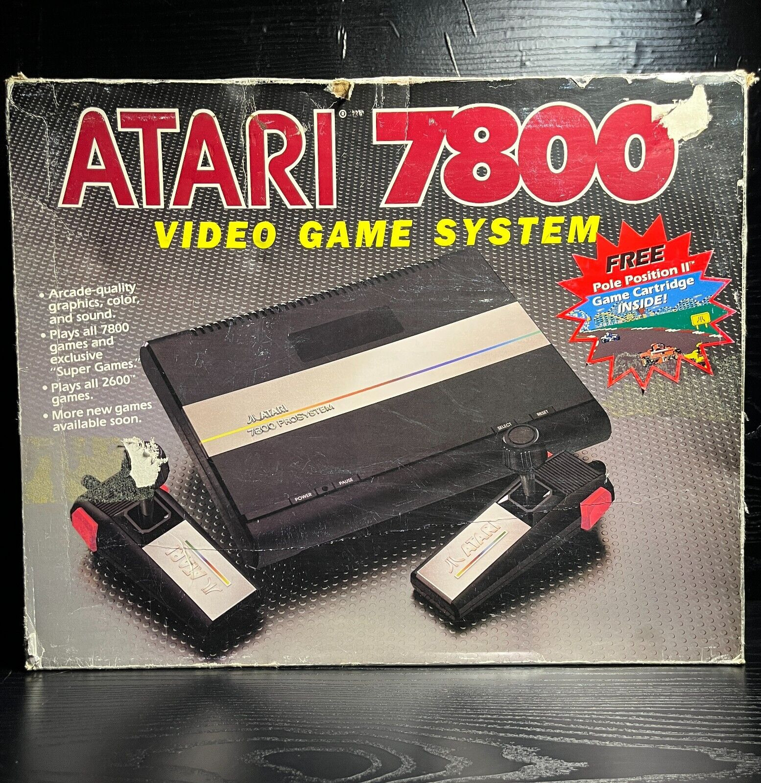 Atari 7800 ProSystem – Retro Gaming Console *Complete In Box, No Game, Tested*