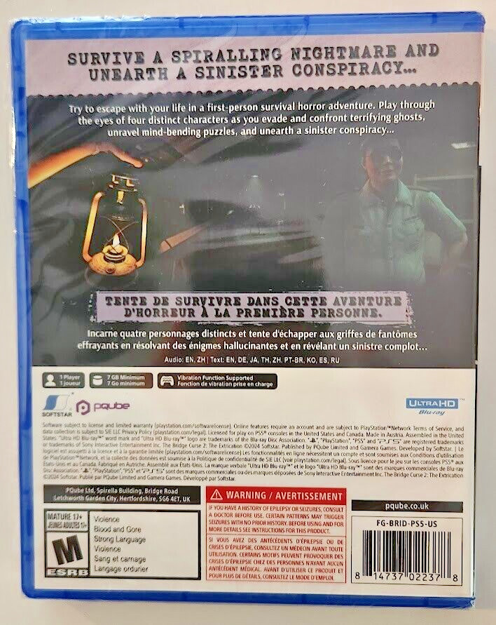 The Bridge Curse 2: The Extrication PS5 Brand New Game Special [2024 Horror]
