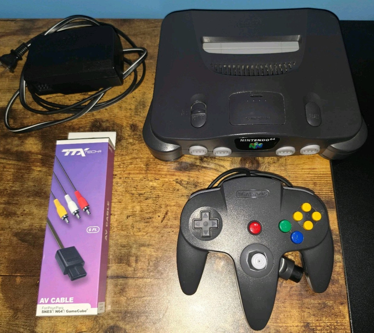 Nintendo 64 Console with Controller (Fully Tested and Working)