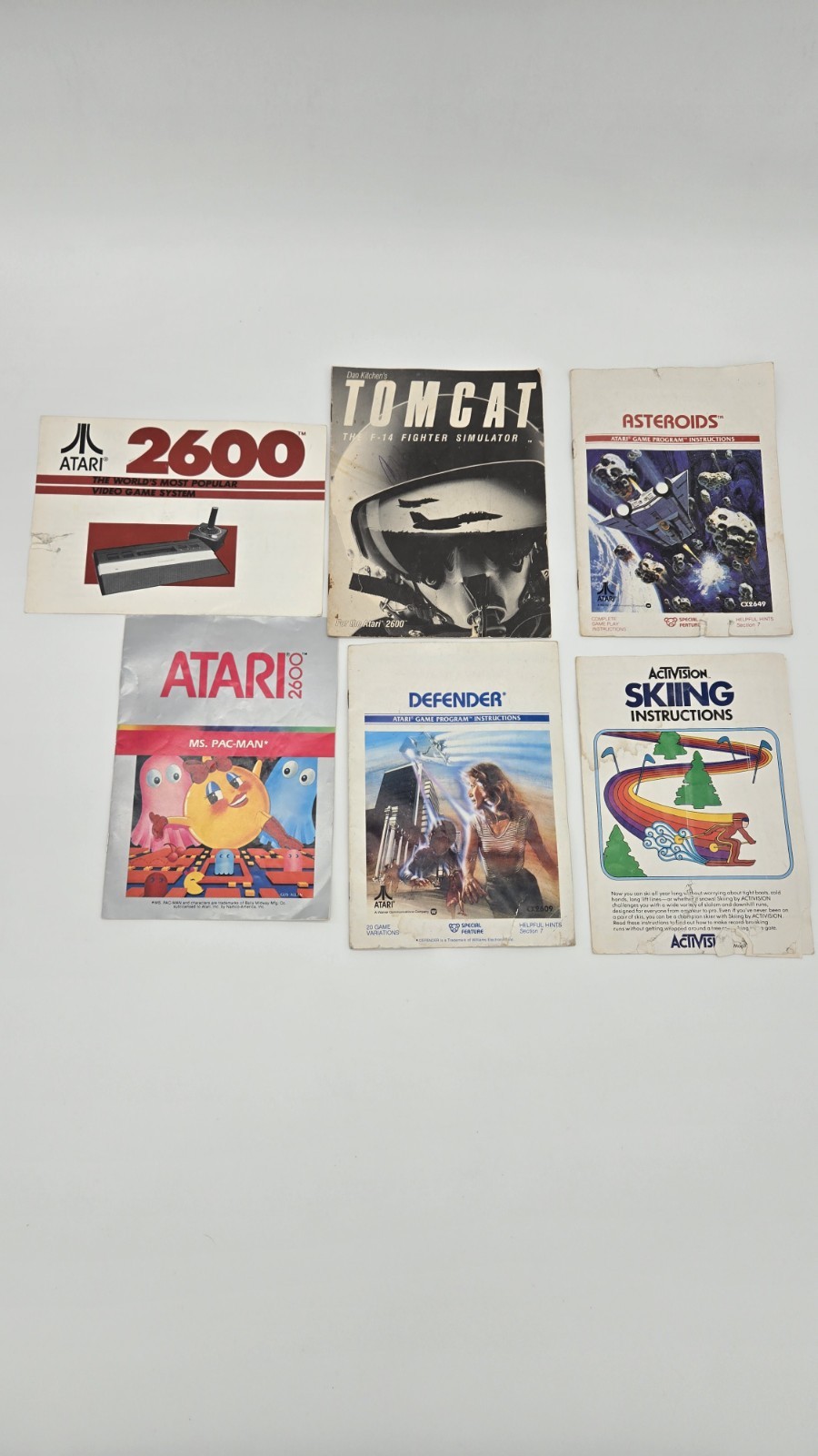 Vtg Atari 2600 Junior Jr Console System Bundle 30 Games Tested 3 Controllers
